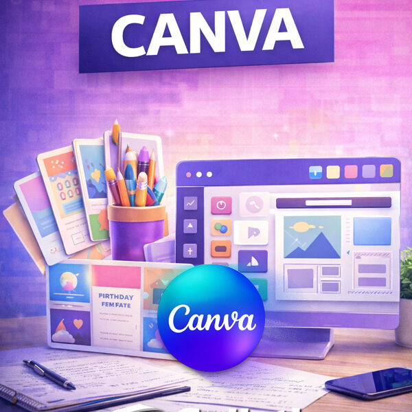 Capa do curso de Canva