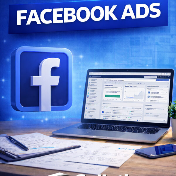 Capa do curso de Facebook Ads