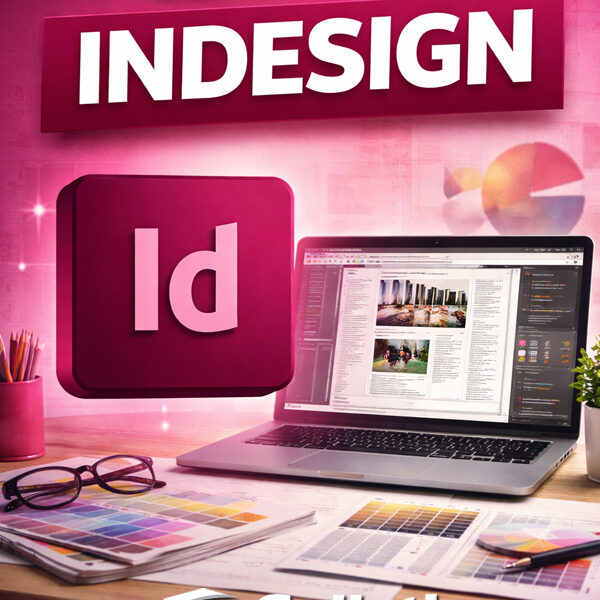 Capa do curso de InDesign